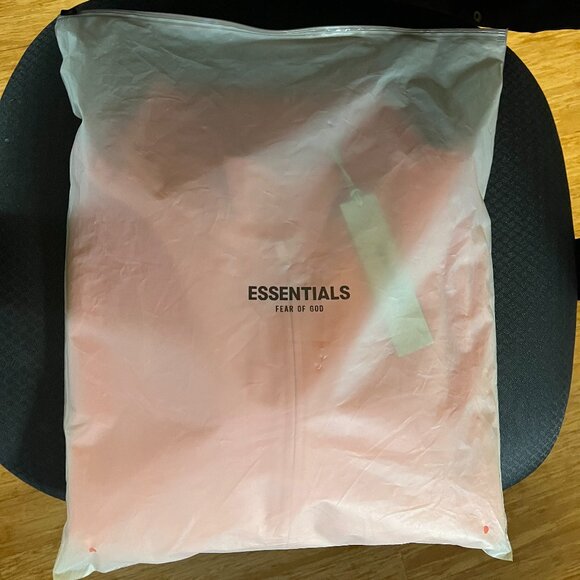 NWT Fear of God Essentials Zip Up Jacket Coral XXL - Picture 5 of 5